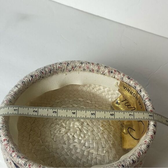 Sonni California Vintage Woven Pillbox Hat - Picture 10 of 10